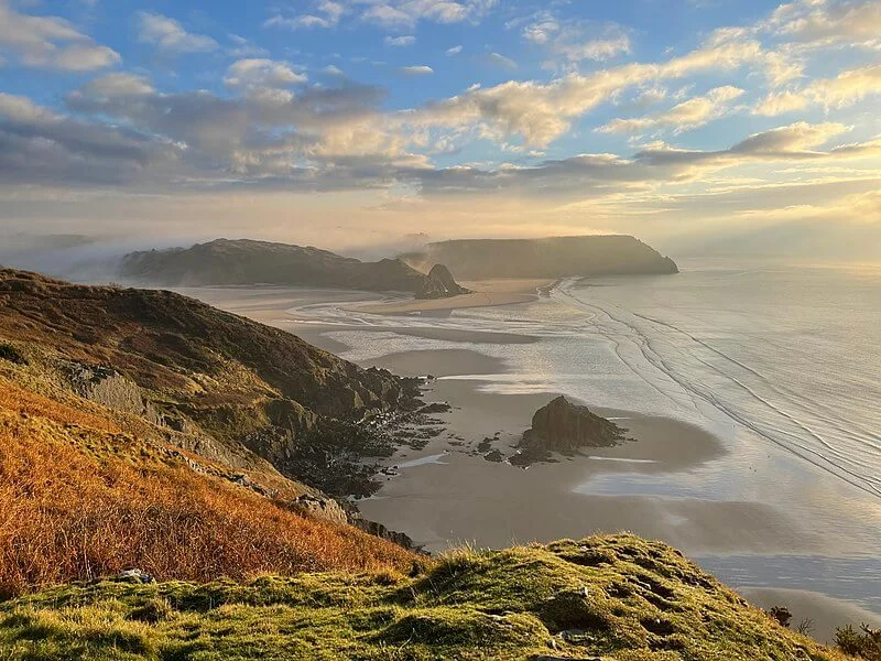 an image of the gower peninsula